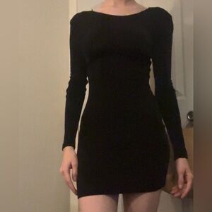 Rampage Classic Black Long Sleeve Dress